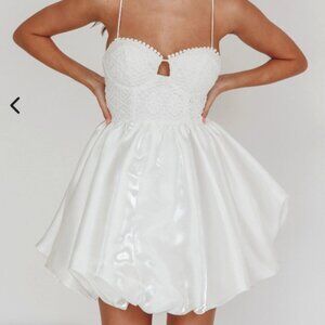 Saints & Secrets Mini Dress White